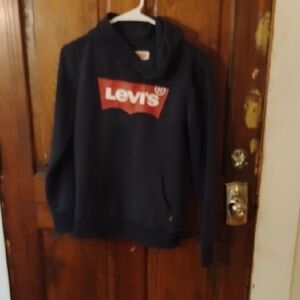 Levi's kids Dark Blue Hoodie with Red Logo
